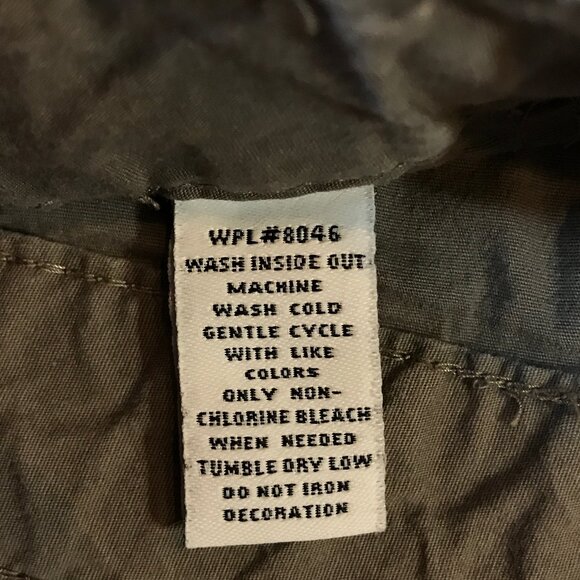 Stylish Brown Cargo Pants with Embroidery sz 8 - Picture 12 of 13